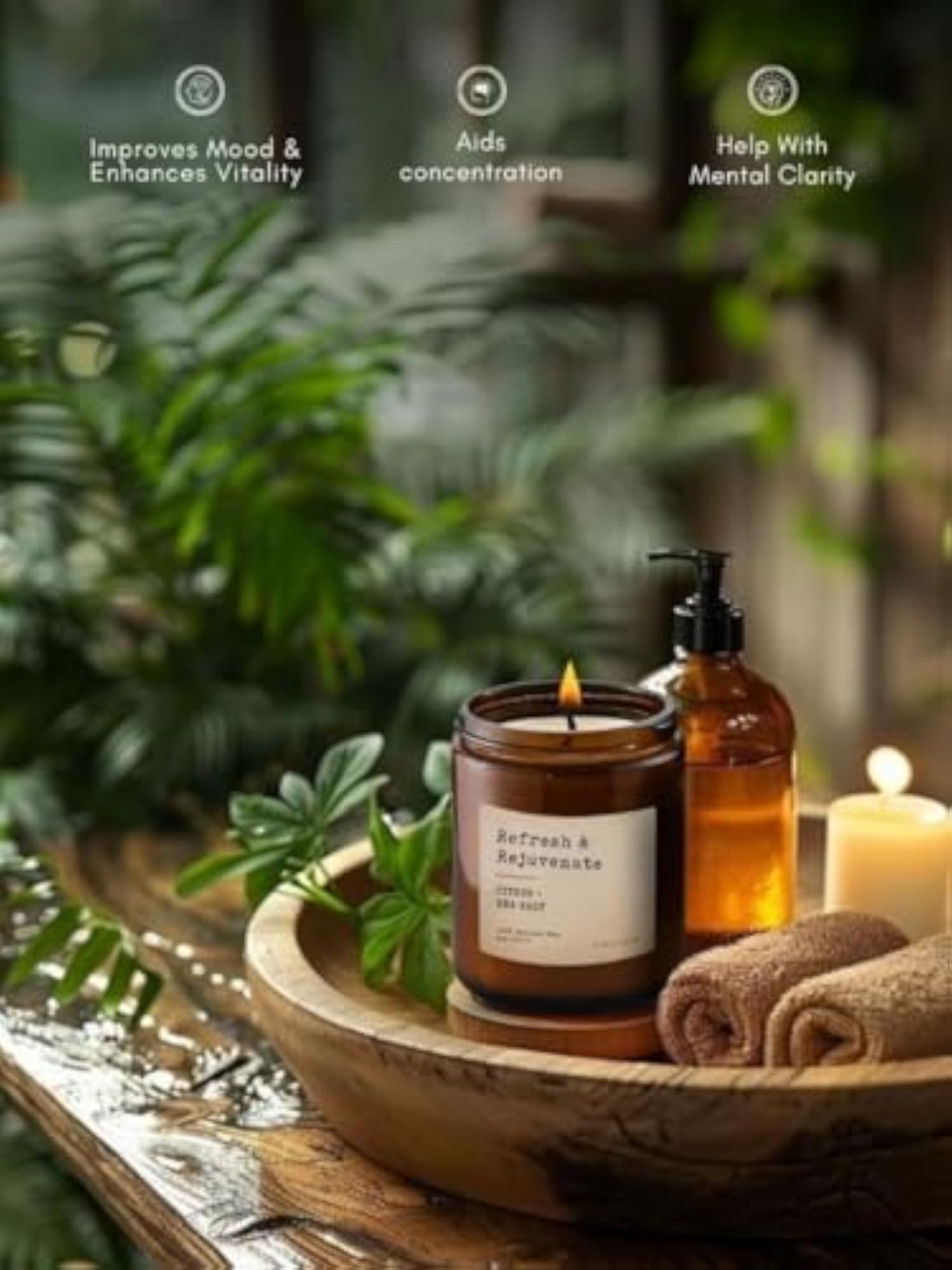 Aromatherapy Scented Candle for Sleep and Relaxation